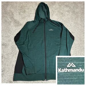 Kathmandu Altica 100 Zip Up Sweatshirt / Softshell Jacket w/ Hood - Womens 16
